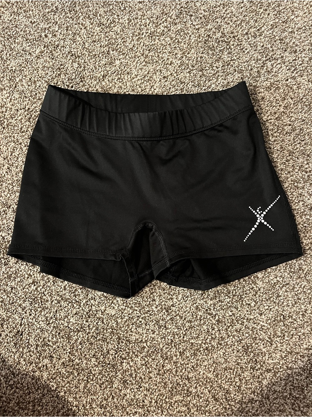 Cheer Extreme Practice Shorts with Rhinestone Logo